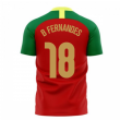 Portugal 2023-2024 Home Concept Football Kit (Airo) (B Fernandes 18)