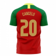 Portugal 2023-2024 Home Concept Football Kit (Airo) (Cancelo 20)