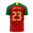 Portugal 2023-2024 Home Concept Football Kit (Airo) (Joao Felix 23)