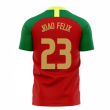 Portugal 2025-2026 Home Concept Football Kit (Airo) (Joao Felix 23)