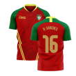 Portugal 2023-2024 Home Concept Football Kit (Airo) (R SANCHES 16)