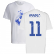 Real Madrid 2021-2022 Training Tee (White-Blue) (ASENSIO 11)