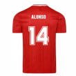 Score Draw Liverpool FC 1989 Retro Football Shirt (ALONSO 14)