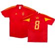 Spain 2004-06 Home Shirt ((Very Good) XL) (Xavi 8)