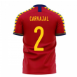 Spain 2024-2025 Home Concept Football Kit (Libero) (CARVAJAL 2)