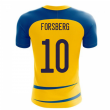 Sweden 2023-2024 Home Concept Football Kit (Airo) (FORSBERG 10)