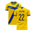 Sweden 2025-2026 Home Concept Football Kit (Libero) (QUAISON 22)