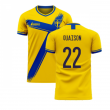 Sweden 2023-2024 Home Concept Football Kit (Libero) (QUAISON 22)