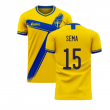 Sweden 2025-2026 Home Concept Football Kit (Libero) (SEMA 15)