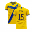 Sweden 2023-2024 Home Concept Football Kit (Libero) (SEMA 15)