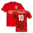 Wales Team T-Shirt - Red (Your Name)