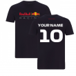 2022 Red Bull Large Logo Tee (Navy) (Your Name)