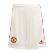 Man Utd 2021-2022 Home Shorts (White)