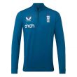 2023 England Cricket Training Half Zip Midlayer (Deep Dive)