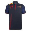 2023 Red Bull Racing Sergio Perez Mens Polo Shirt (Navy)