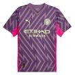 2023-2024 Man City Goalkeeper Shirt (Purple Charcoal)