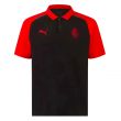 2023-2024 AC Milan Casuals Polo Shirt (Black)