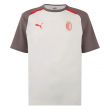 2023-2024 AC Milan Casuals Tee (Light Grey)