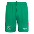 2023-2024 West Ham Goalkeeper Shorts (Green) - Kids