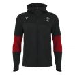 2023-2024 Wales Rugby WRU Athleisure Hoody (Black)
