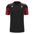 2023-2024 Wales Rugby WRU Training Gym Shirt (Black)