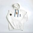 France Cockerel Retro Football Hoodie (White)