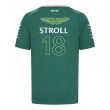 2024 Aston Martin Lance Stroll Team Tee (Green) - Kids