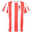 Lincoln City Retro T-Shirt - Red/White Stripe