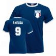 Nicolas Anelka France Ringer Tee (blue)