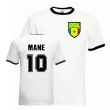 Sadio Mane Senegal Ringer Tee (white-black)