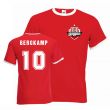 Dennis Bergkamp Arsenal Ringer Tee (red)