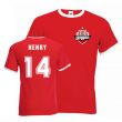 Thierry Henry Arsenal Ringer Tee (red)
