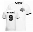 Aleksandar Mitrovic Fulham Ringer Tee (white-black)