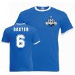 Jim Baxter Rangers Ringer Tee (blue)