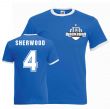 Tim Sherwood Blackburn Ringer Tee (blue)