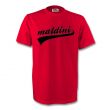 Paolo Maldini Ac Milan Signature Tee (red) - Kids