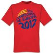 Spain Campeones de Europa T-Shirt (Red)