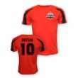 Ariel Ortega River Plate Sports Training Jersey (red)