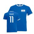 Carlos Tevez Argentina Ringer Tee (blue)