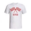 River Plate Waving Flags T-shirt (white)