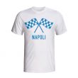 Napoli Waving Flags T-shirt (white)