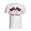 Sao Paolo Waving Flags T-shirt (white)