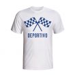 Deportivo Waving Flags T-shirt (white)