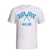 Malmo Waving Flags T-shirt (white)