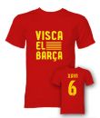 Xavi Visca El Barca Hero T-Shirt (Red)