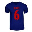 Xavi Barcelona Hero T-shirt (navy)