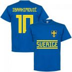 Sweden Ibrahimovic 10 Team T-Shirt - Royal