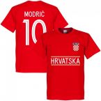 Croatia Modric 10 Team T-Shirt - Red