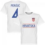 Croatia Perisic 4 Team T-Shirt - White