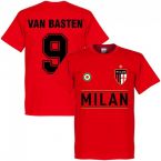 Milan Van Basten 9 Team T-Shirt - Red